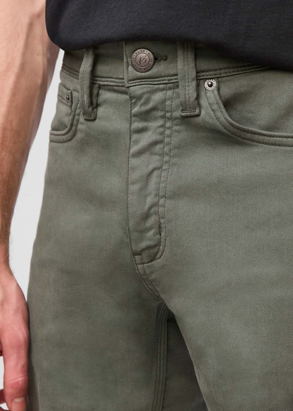 No Sweat Short Slim - Moss - Image 5