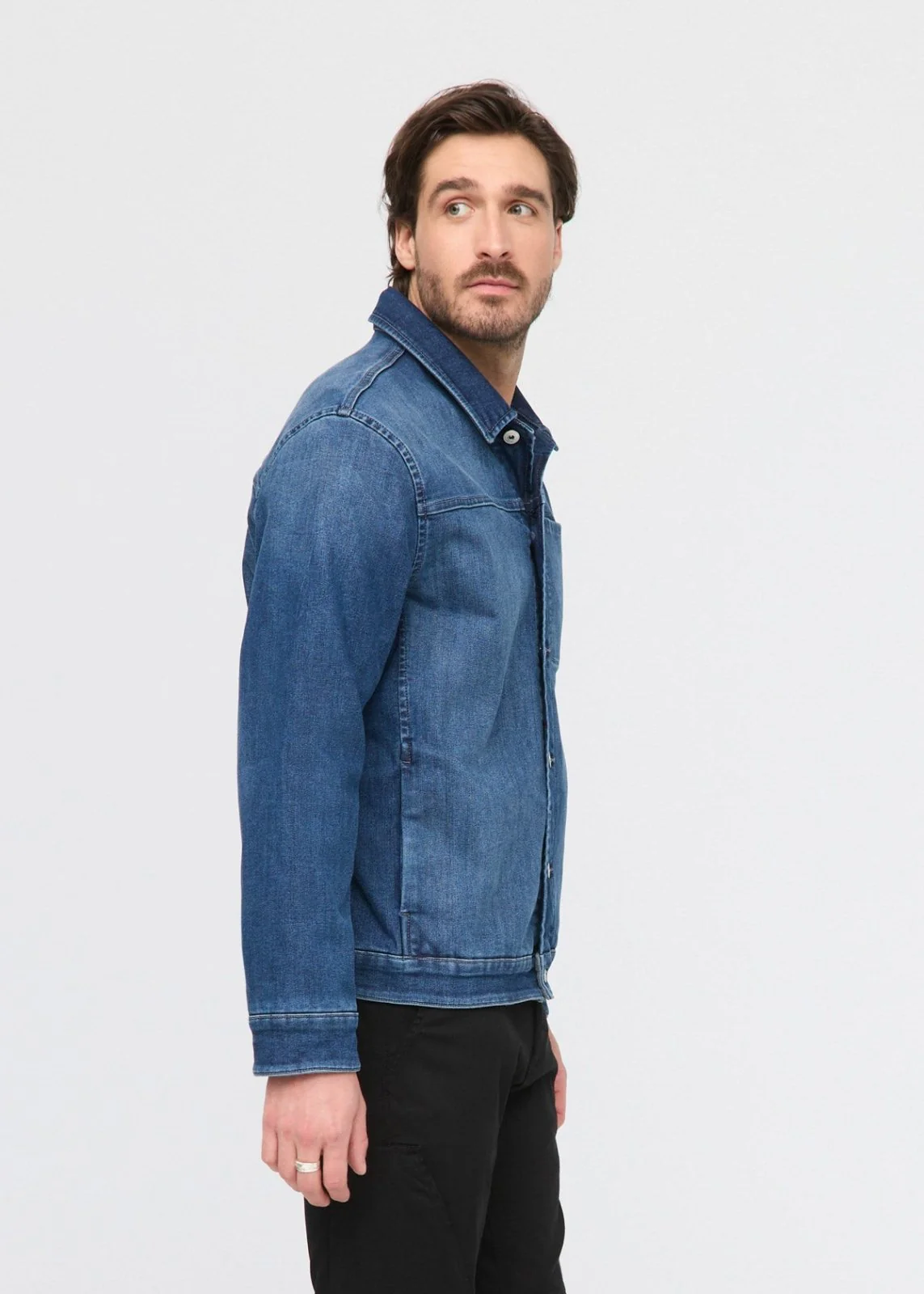 Tech Fleece Denim Jacket - Classic Indigo - Image 4