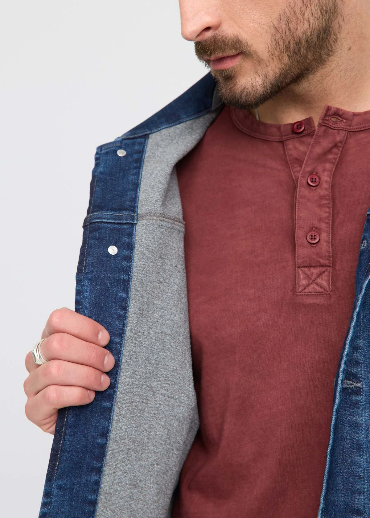 Tech Fleece Denim Jacket - Classic Indigo - Image 7