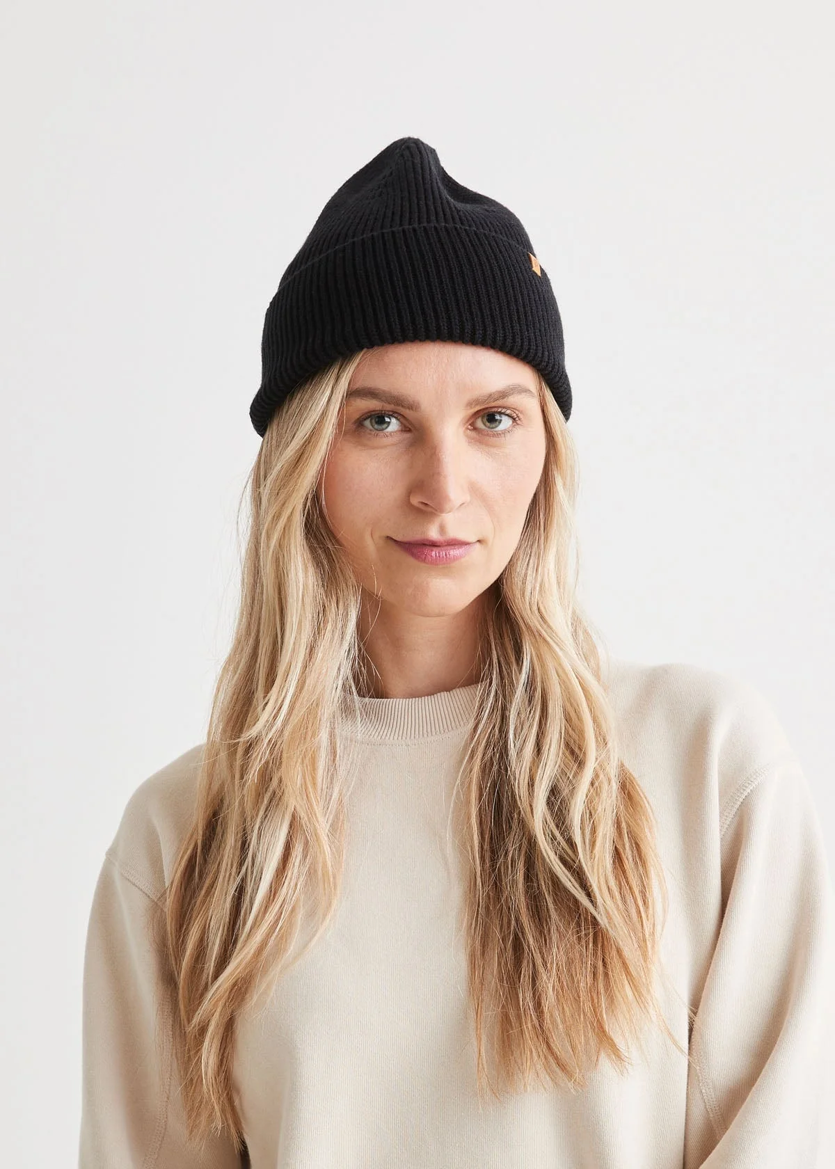 Merino Wool Toque - Black - Image 3