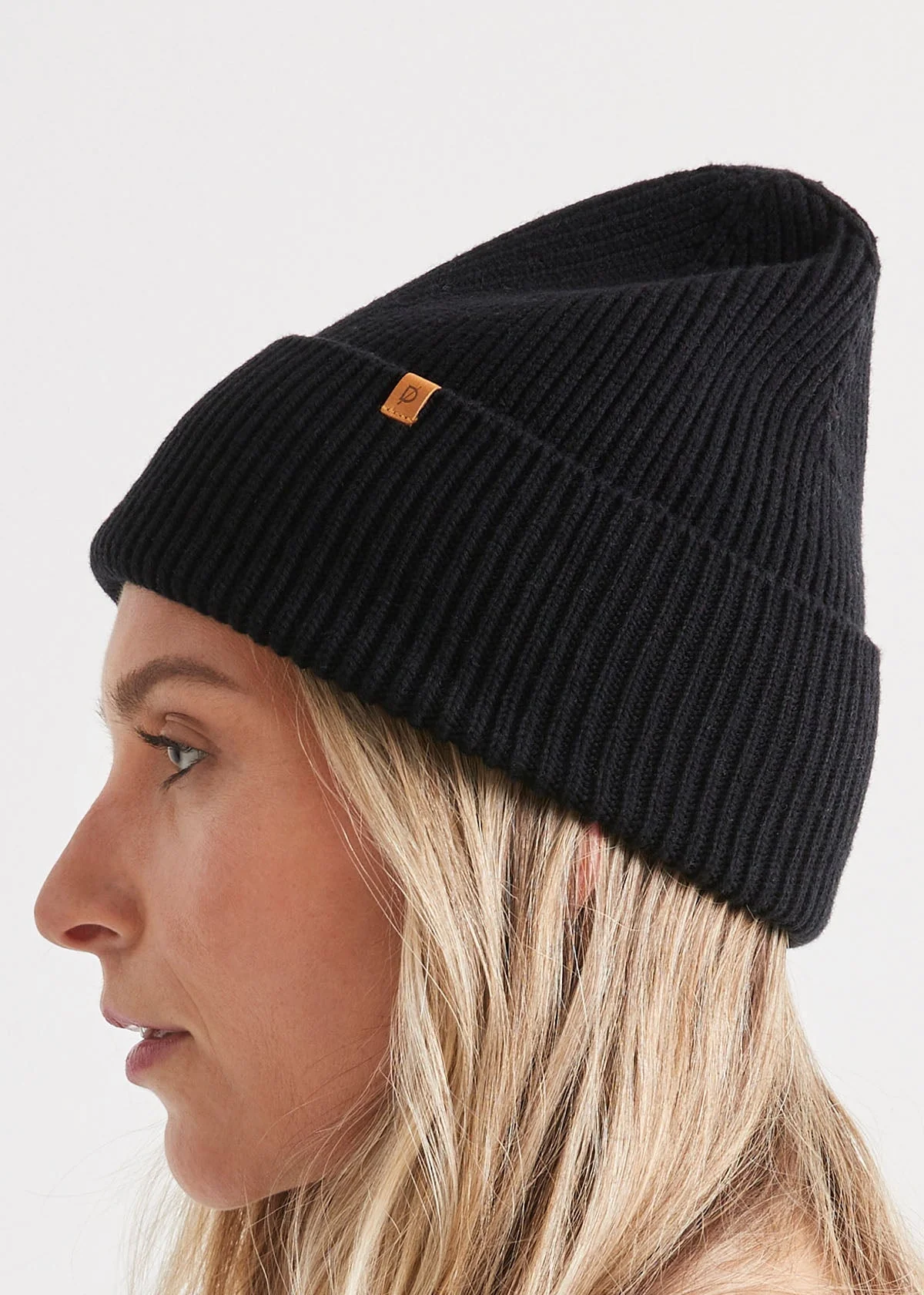 Merino Wool Toque - Black - Image 6