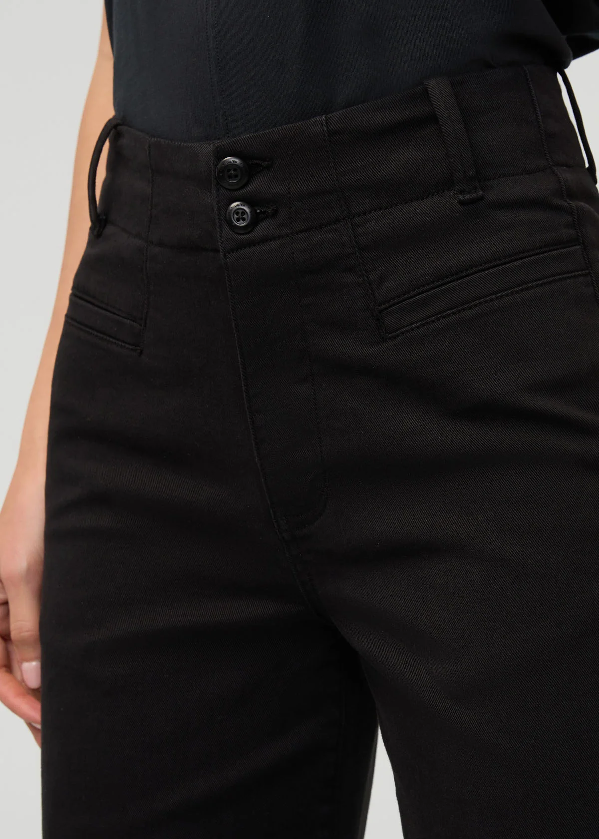 FlexTwill High Rise Trouser - Black - Image 6