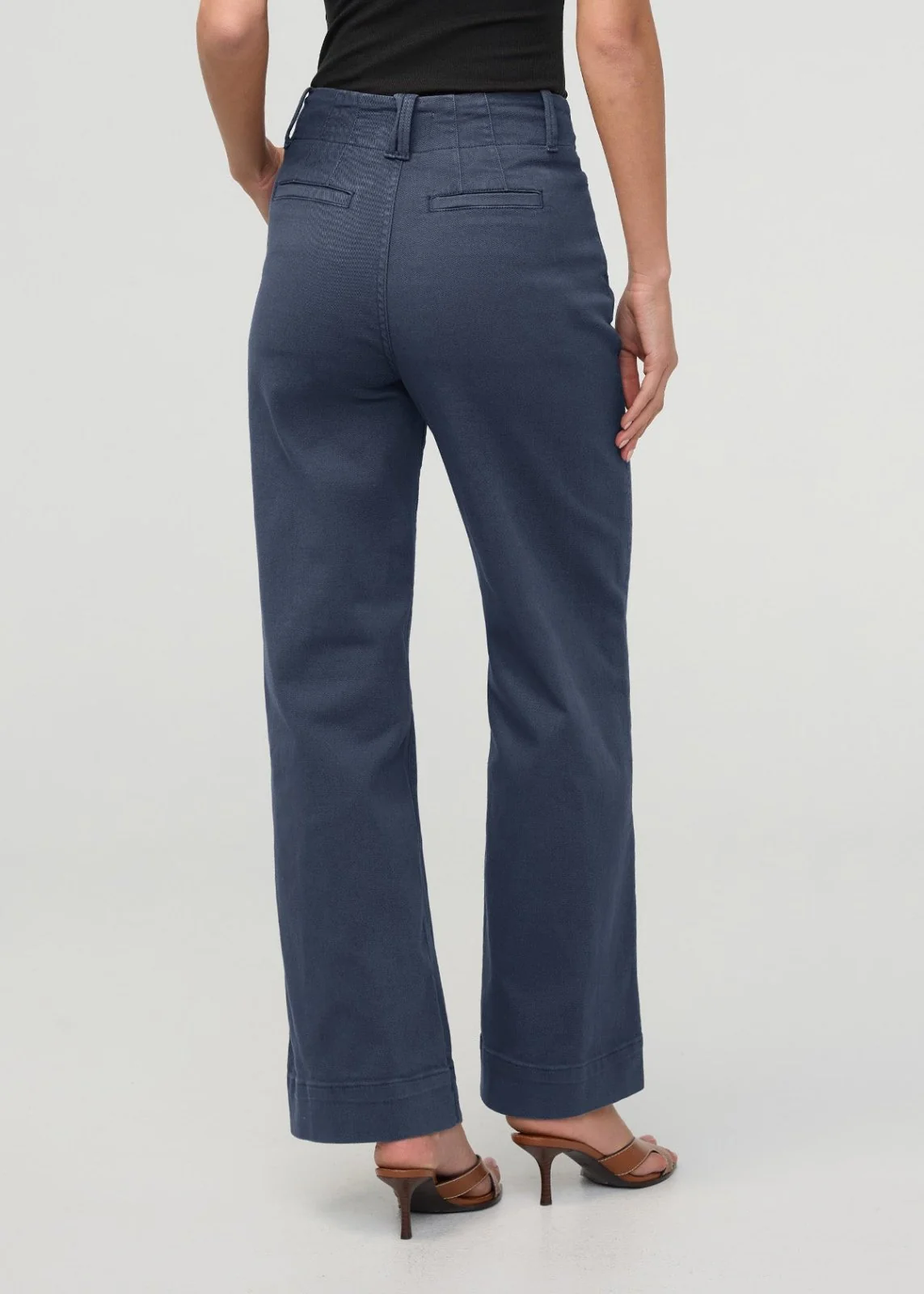 FlexTwill High Rise Trouser - Heritage Blue - Image 4
