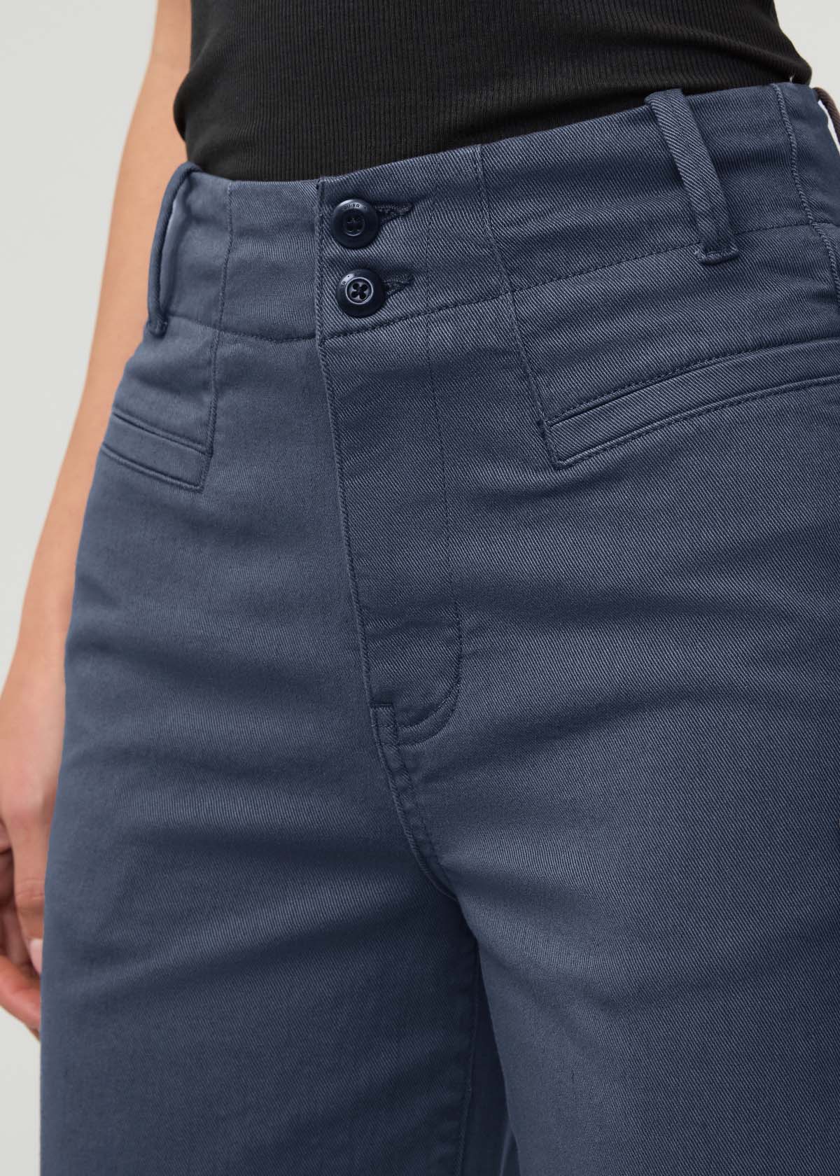 FlexTwill High Rise Trouser - Heritage Blue - Image 6