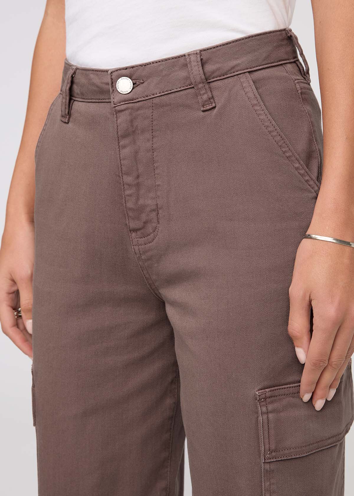 LuxTwill High Rise Cargo Pant - Claystone - Image 5