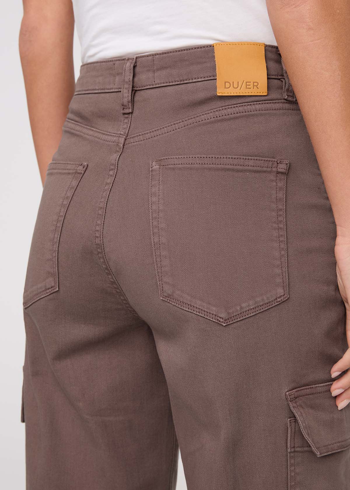 LuxTwill High Rise Cargo Pant - Claystone - Image 6