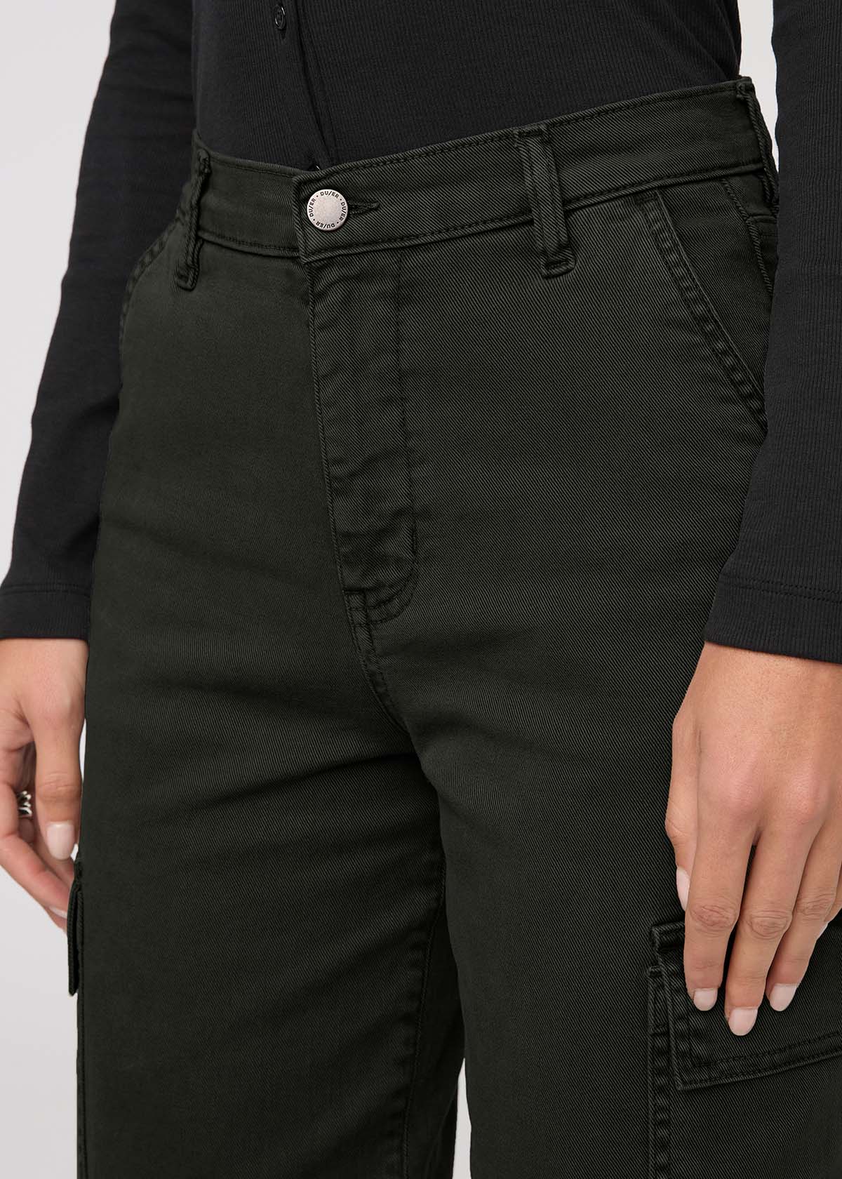 LuxTwill High Rise Cargo Pant - Evergreen - Image 5