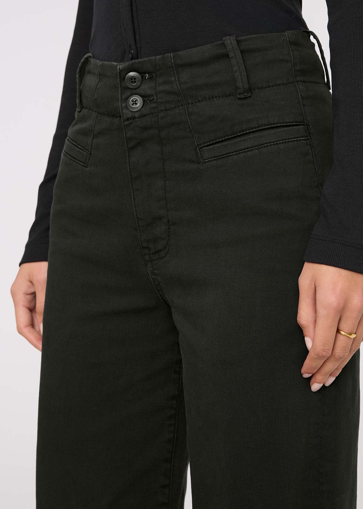 LuxTwill High Rise Trouser - Evergreen - Image 6