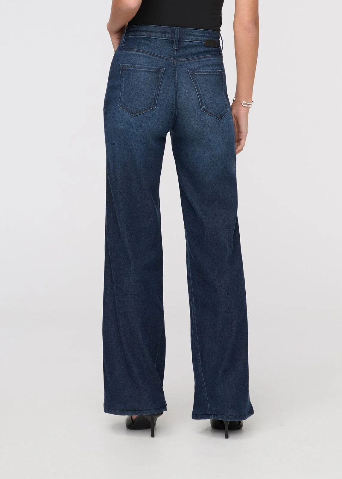 No Sweat Denim High Rise Wide Leg - Nostalgia Tone - Image 4