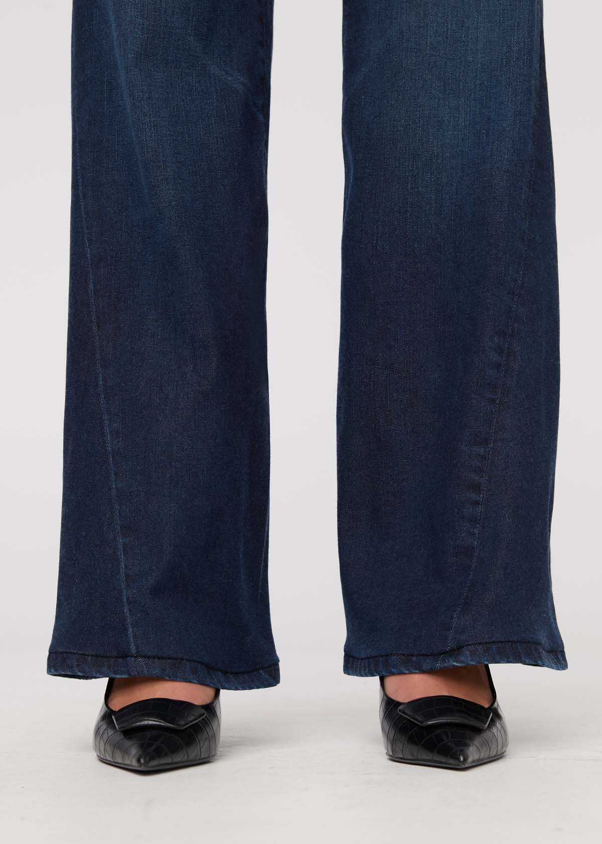 No Sweat Denim High Rise Wide Leg - Nostalgia Tone - Image 6