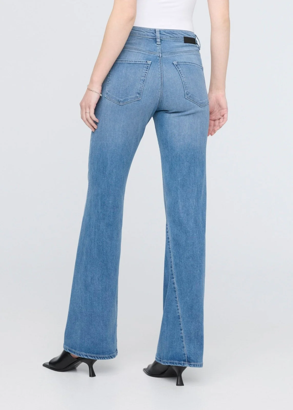 No Sweat Denim High Rise Wide Leg - Pacific - Image 4