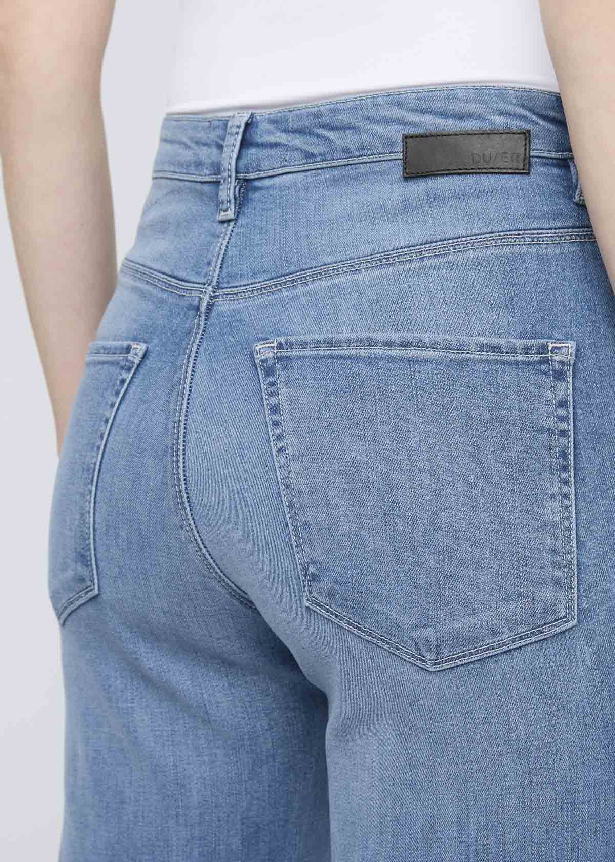 No Sweat Denim High Rise Wide Leg - Pacific - Image 5
