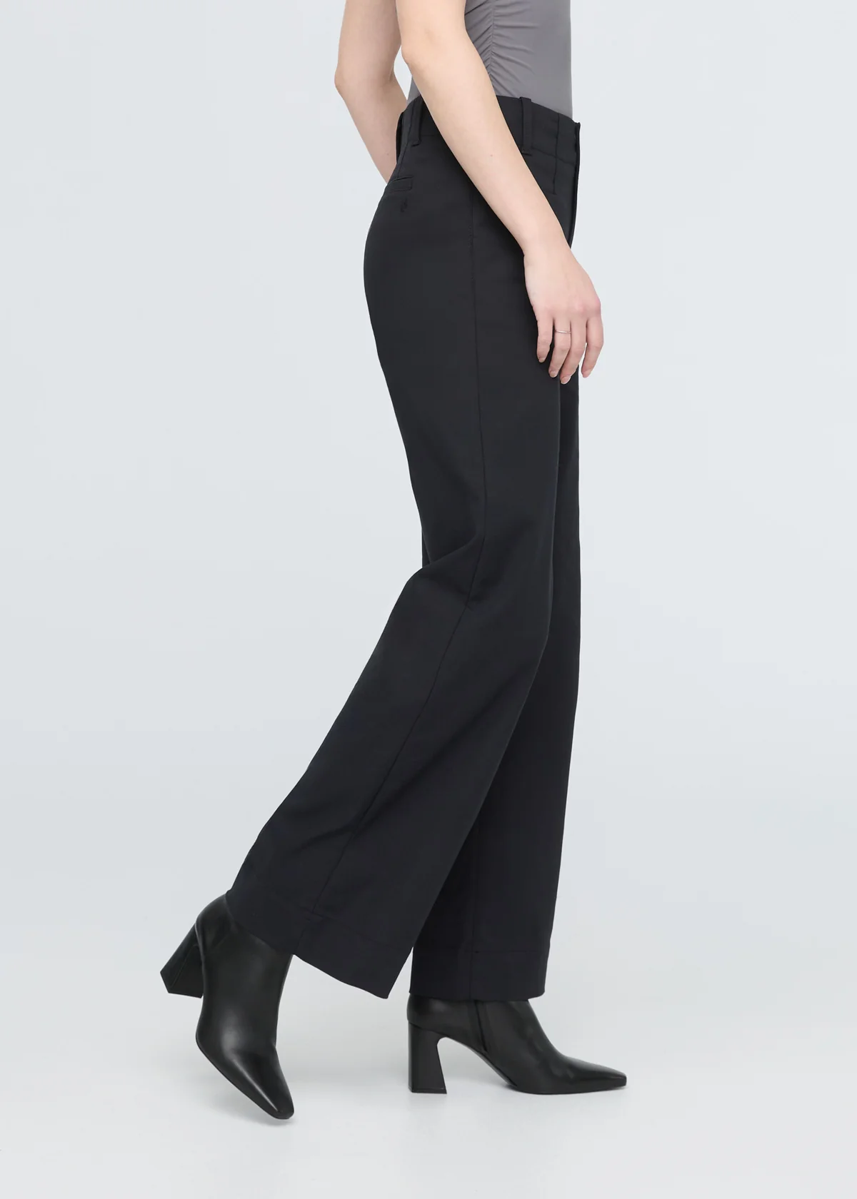 NuStretch High Rise Trouser - Black - Image 3