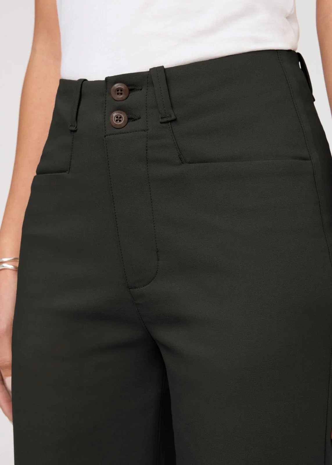 NuStretch High Rise Trouser - Evergreen - Image 5
