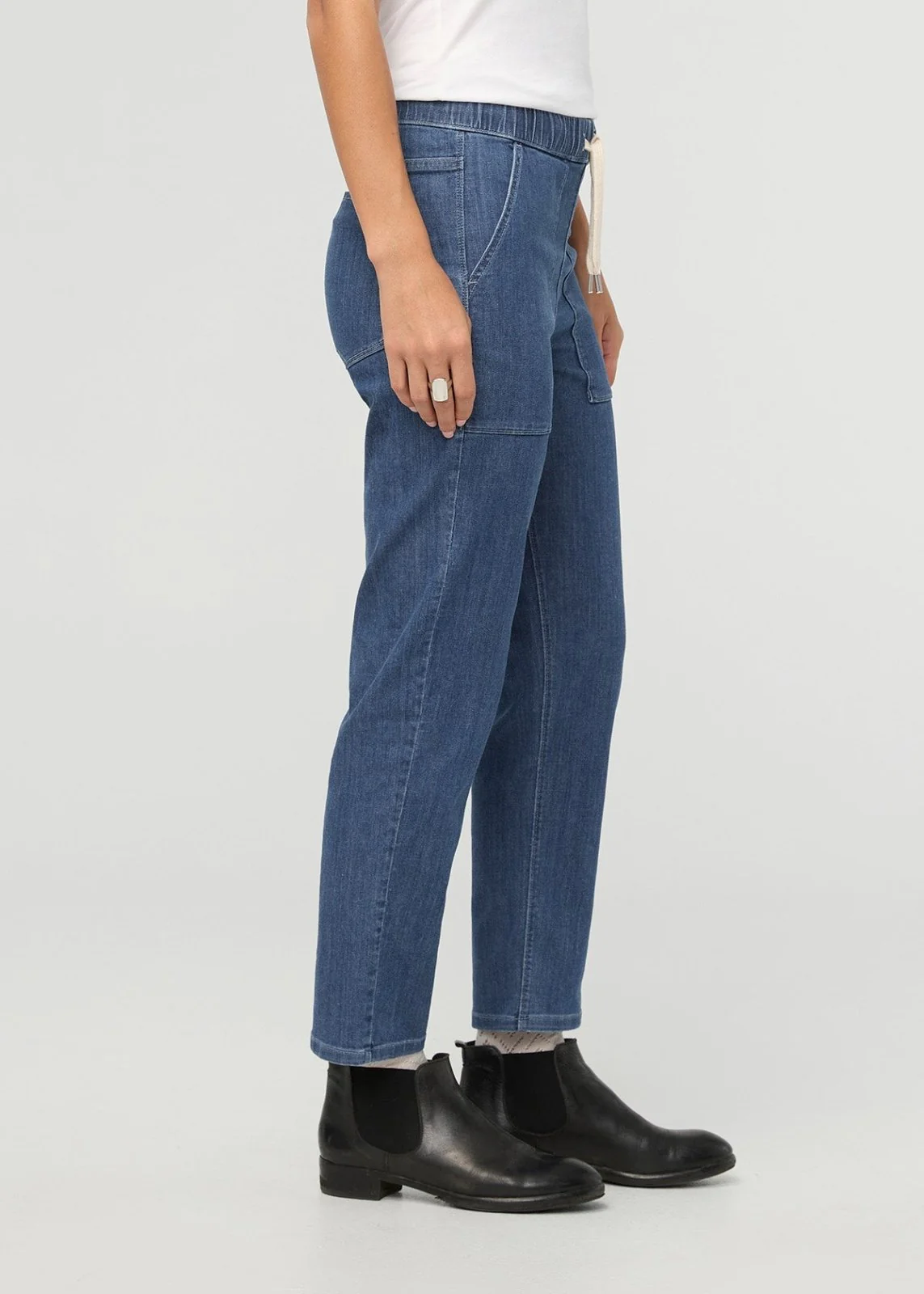Performance Denim Lite Harbour Pant - Seaside Blue - Image 3