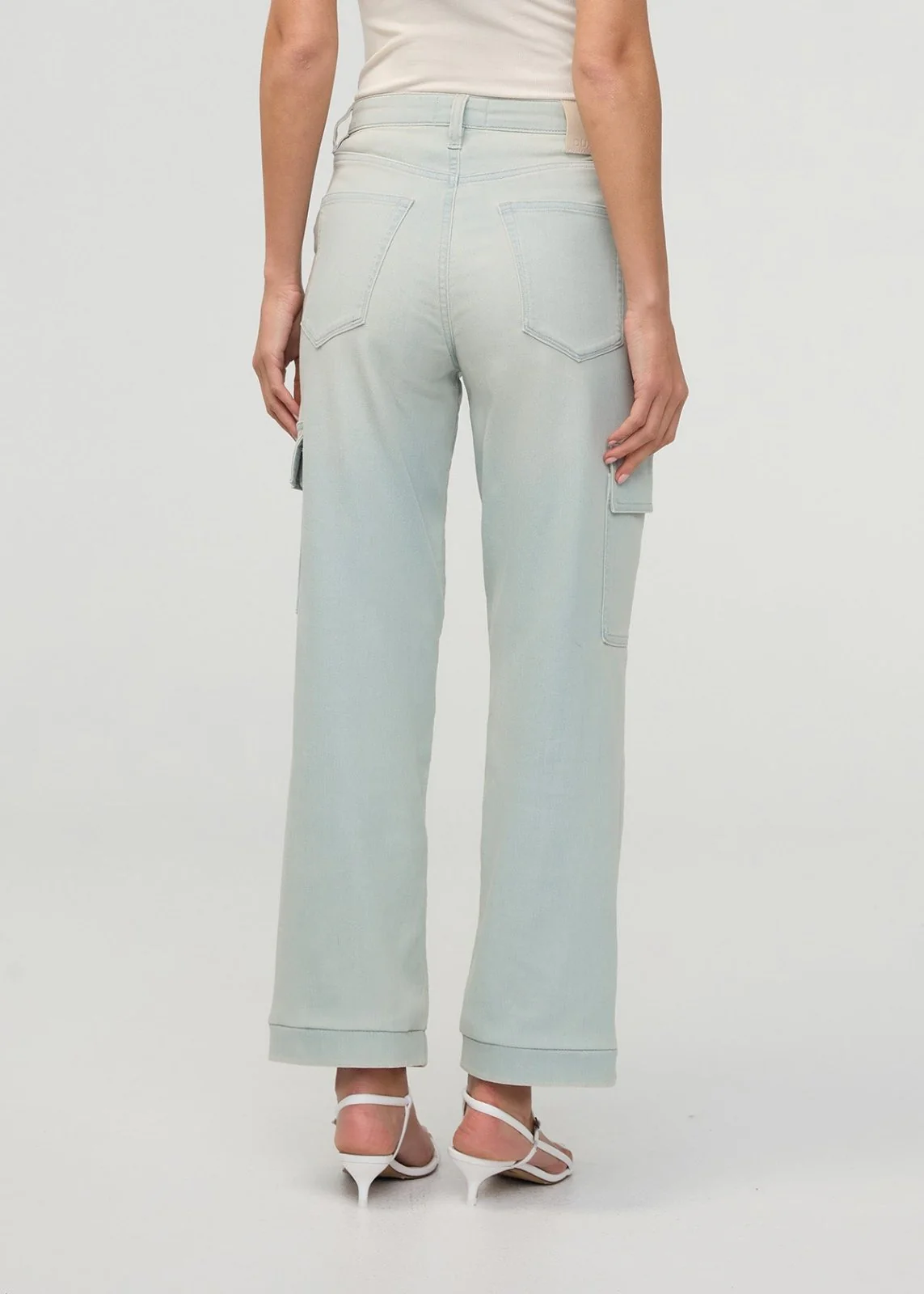 Performance Denim Lite High Rise Cargo - Palisade - Image 4
