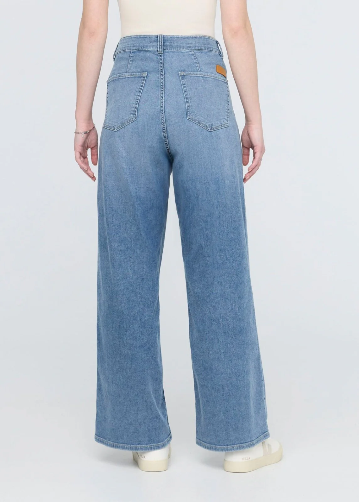 Performance Denim Lite Pleated Pant - Slate Indigo - Image 4