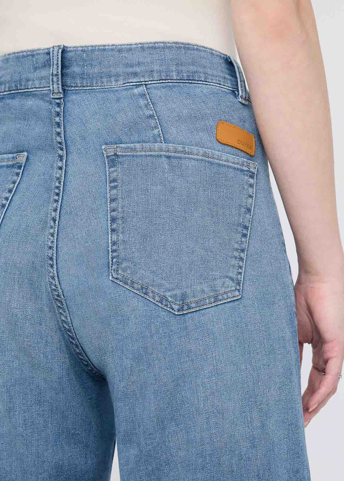 Performance Denim Lite Pleated Pant - Slate Indigo - Image 6