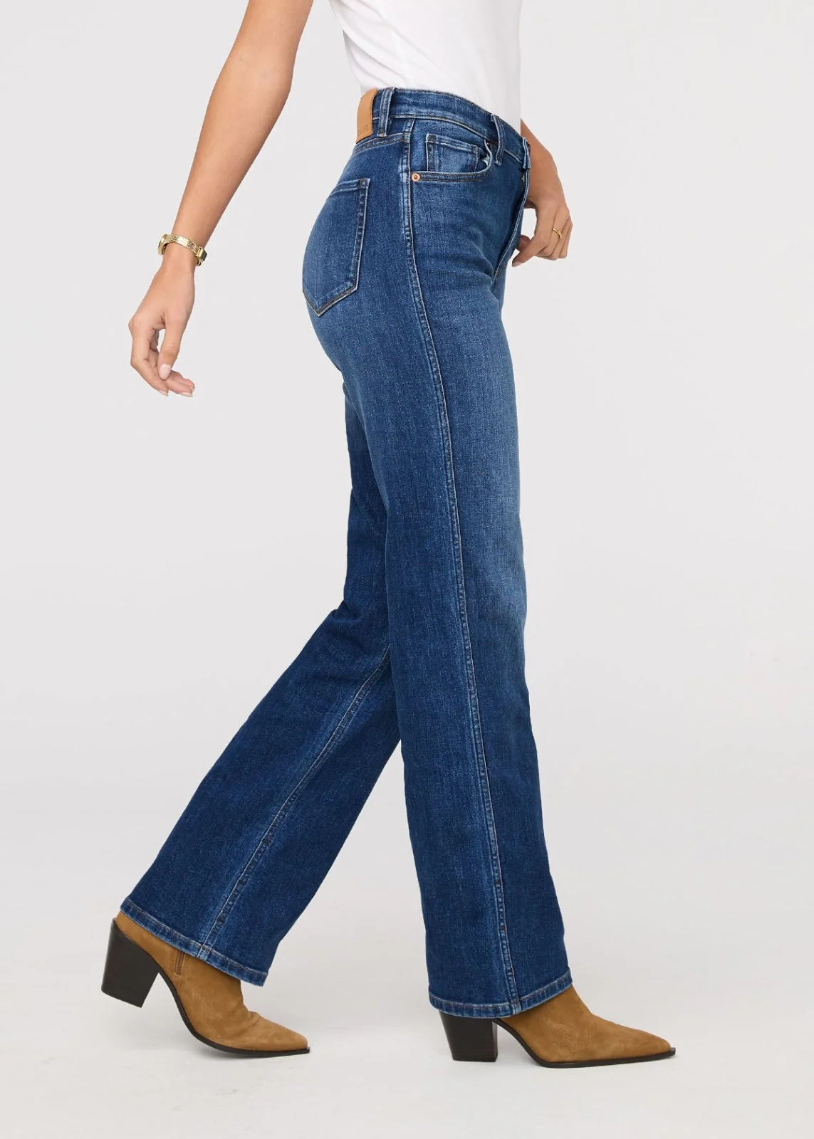 Performance Denim+ High Rise Straight - Blue Maize - Image 3
