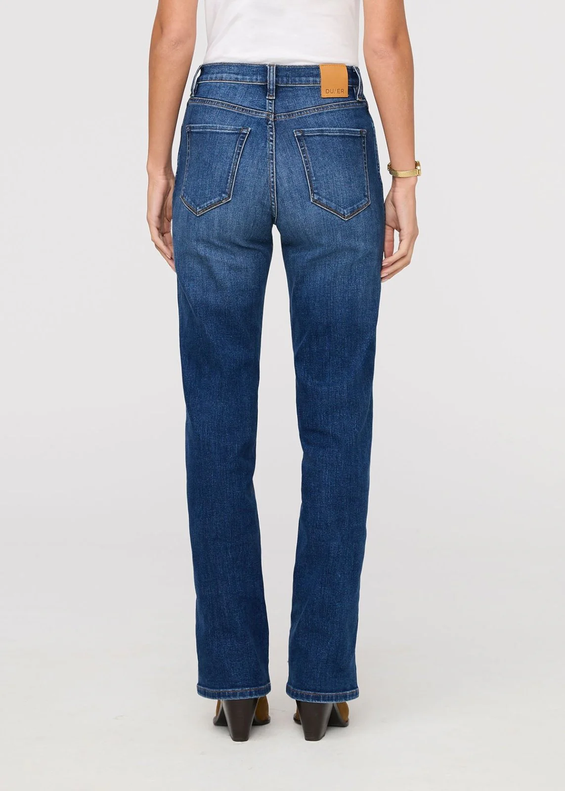 Performance Denim+ High Rise Straight - Blue Maize - Image 4