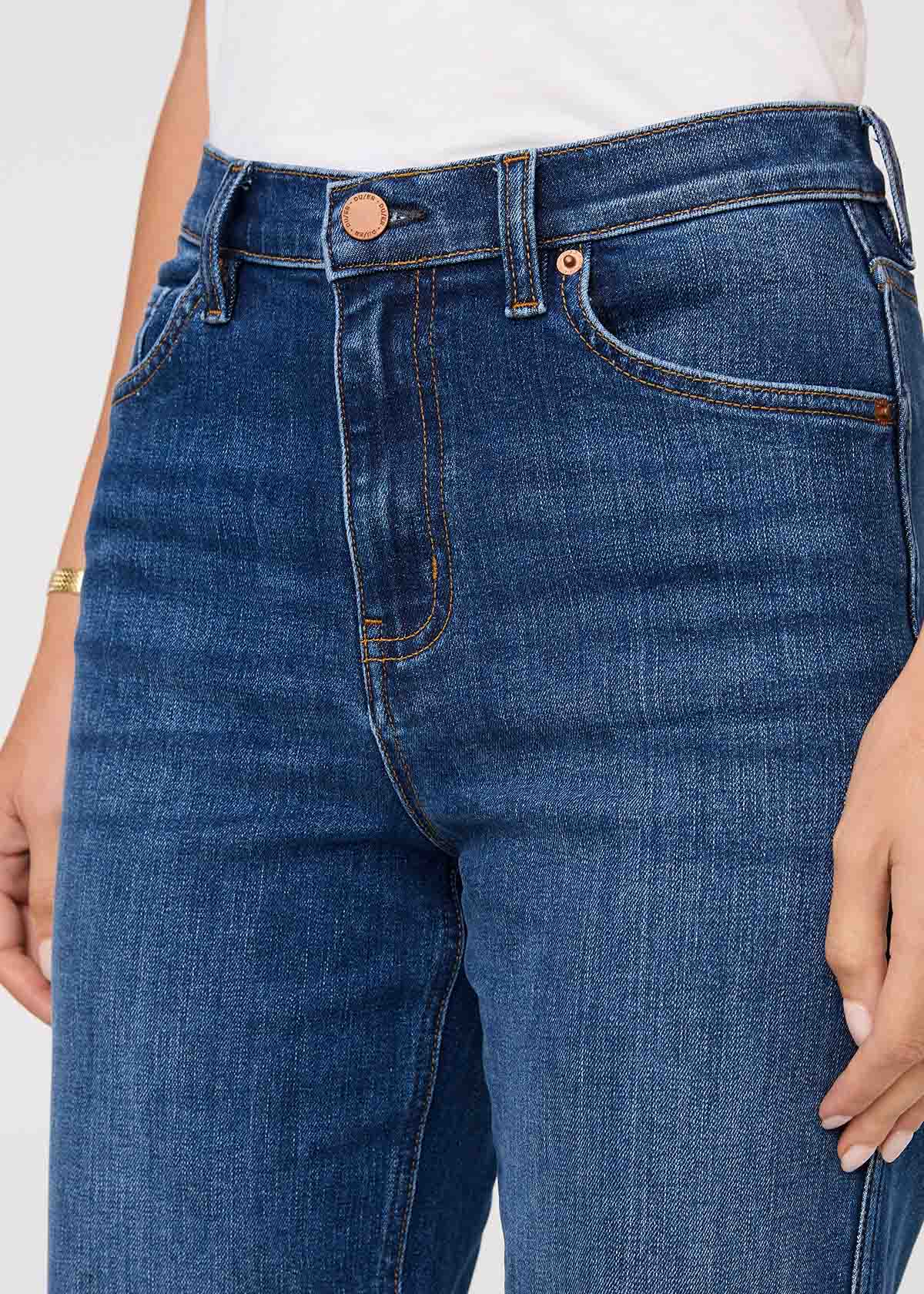 Performance Denim+ High Rise Straight - Blue Maize - Image 5