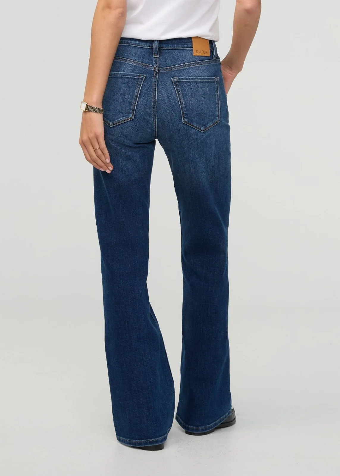 Performance Denim+ High Rise Wide Leg - Night Harbour - Image 4