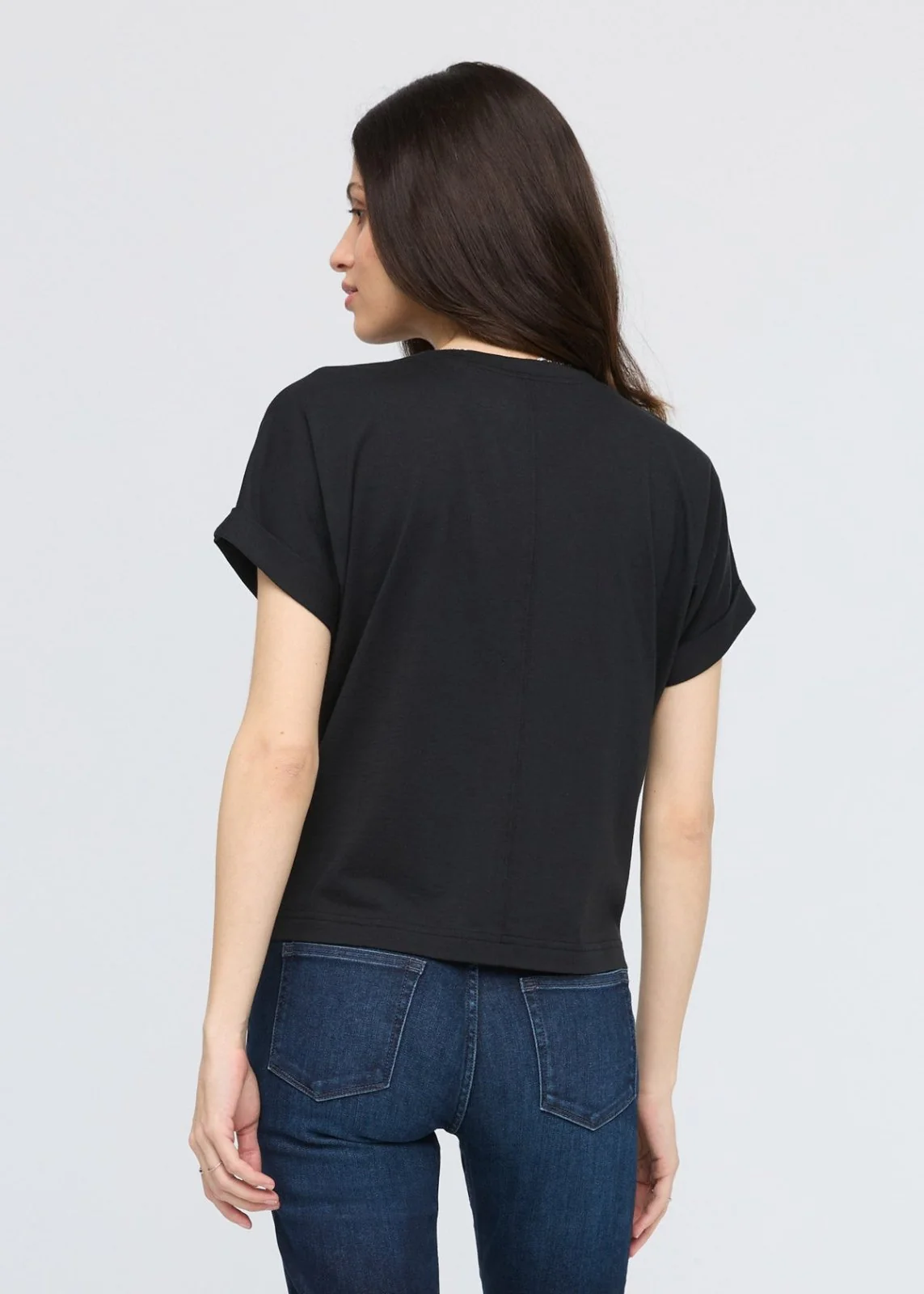 PurePima Dolman Tee - Black - Image 4