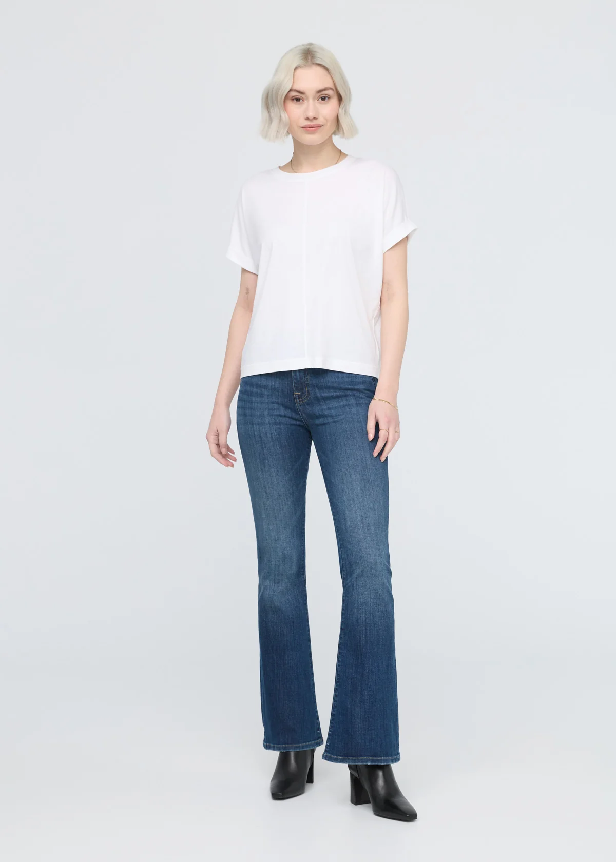 PurePima Dolman Tee - White - Image 4