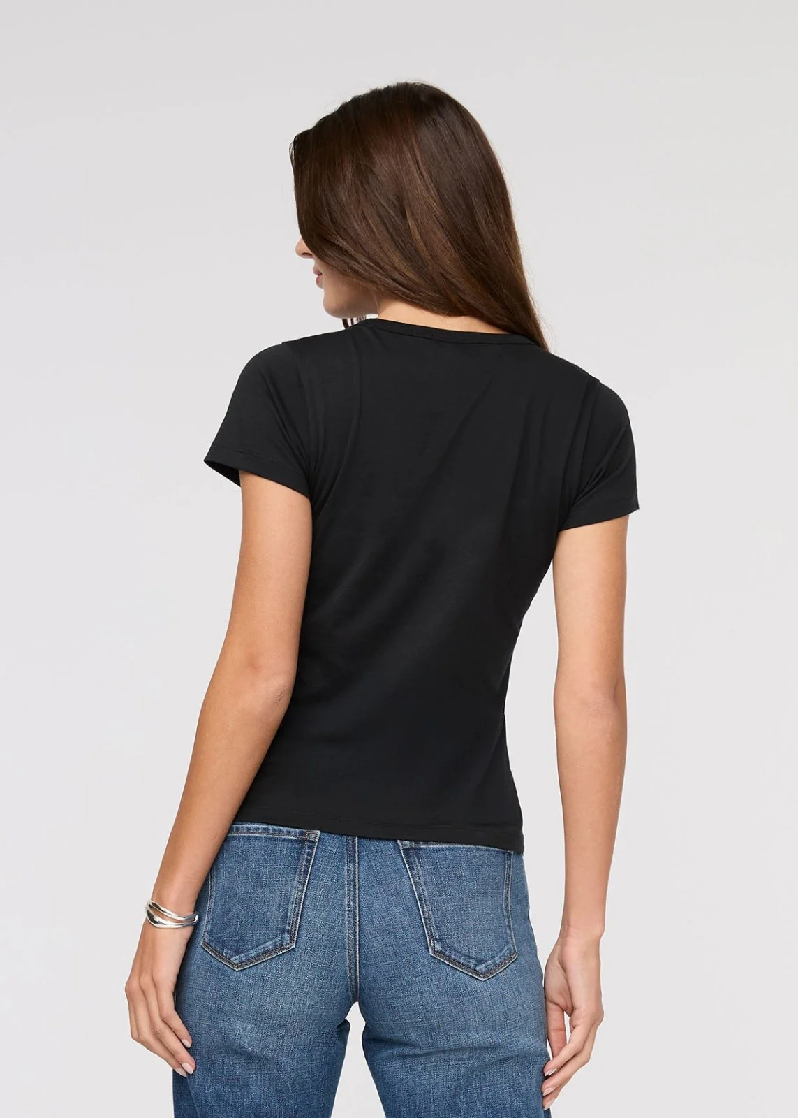 PurePima Slim Crew - Black - Image 4