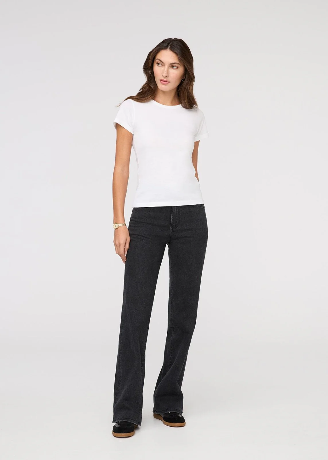 PurePima Slim Crew - White - Image 2