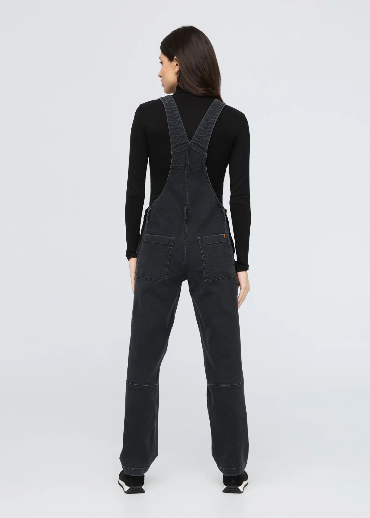 Stretch Canvas Overall - Black - Image 3