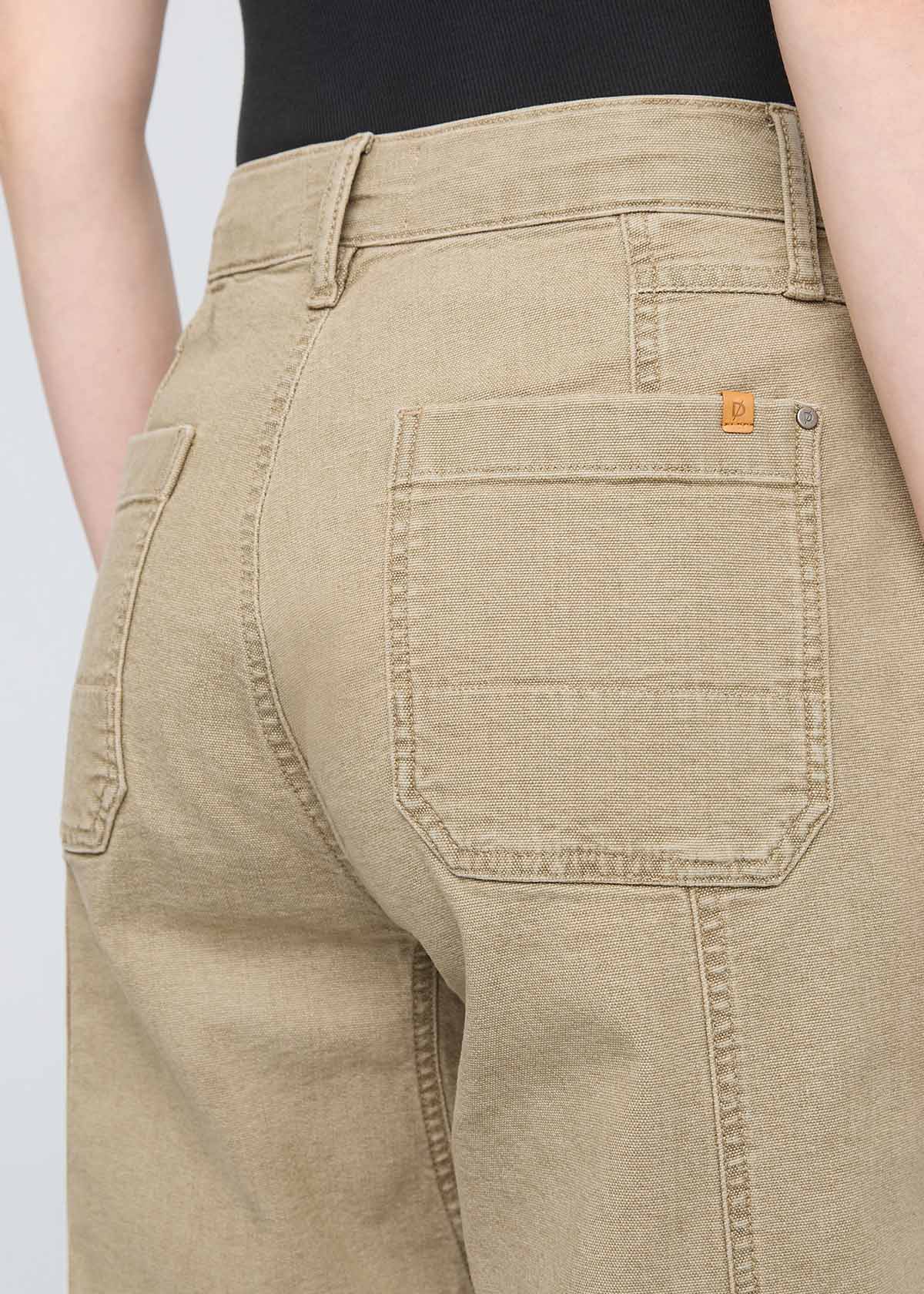 Stretch Canvas Utility Pant - Tan - Image 7