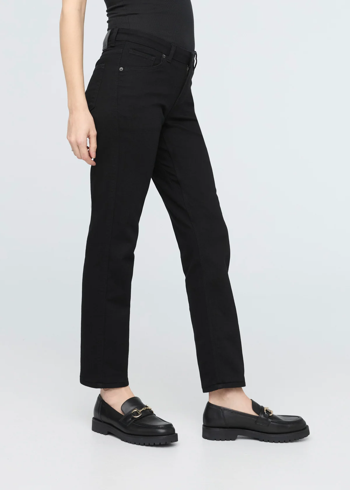 Performance Denim Girlfriend - Black - Image 3