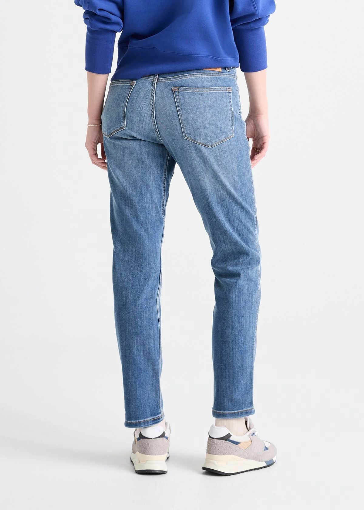 Performance Denim Girlfriend - Vintage Light Stone - Image 4
