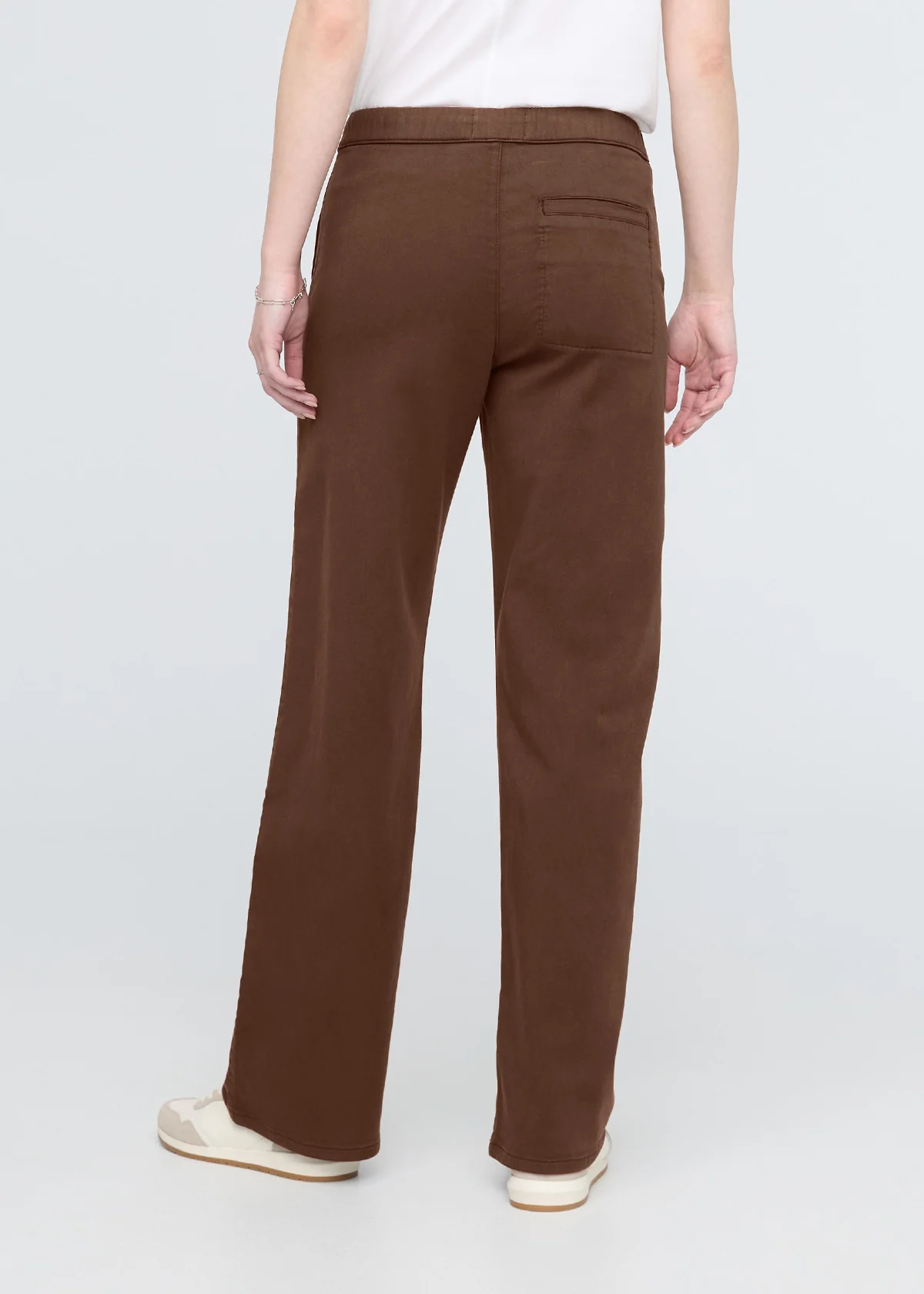 No Sweat Wide Leg Pant - Deep Taupe - Image 4